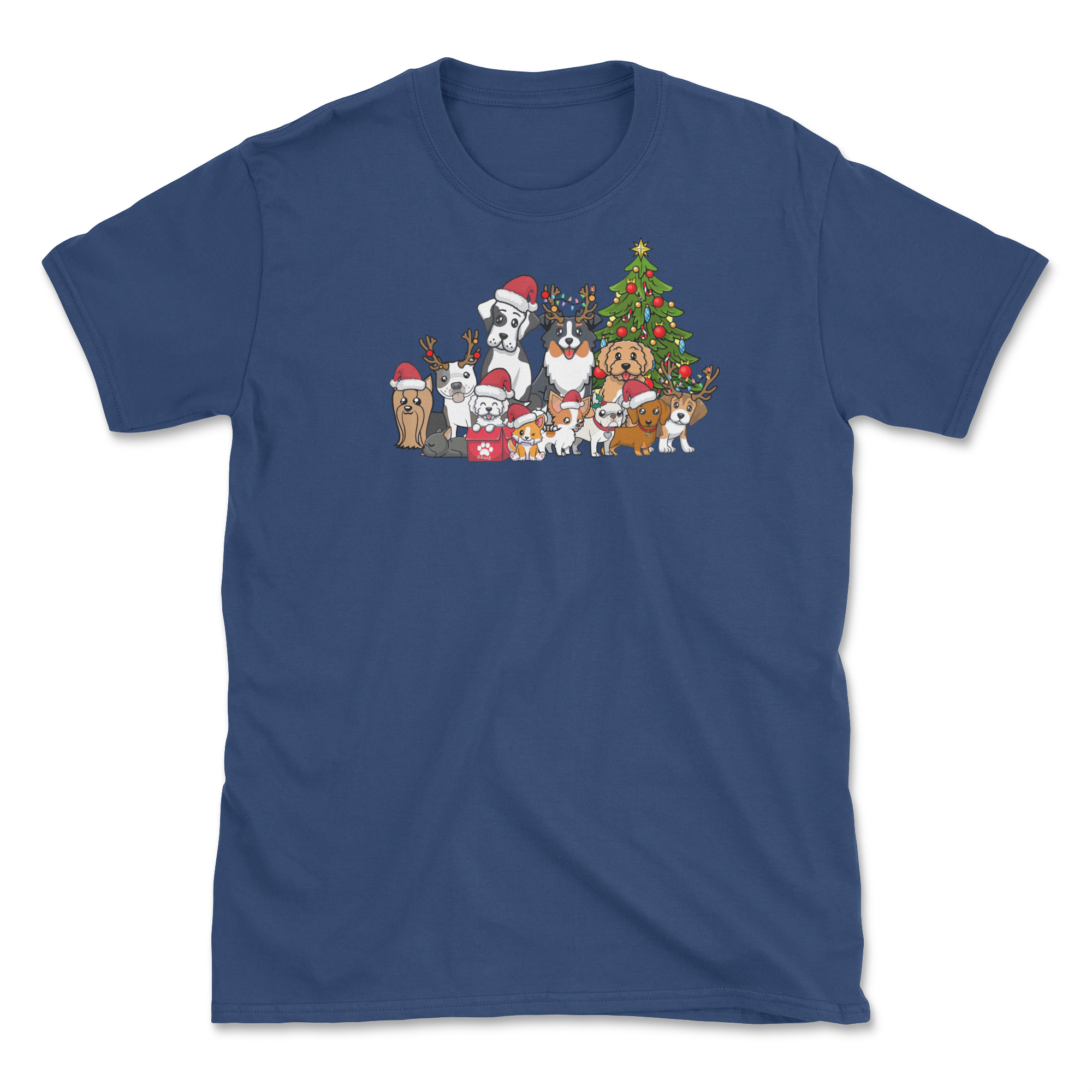 Pawz Pack - Front Print (Adult Short Sleeve T-Shirt)