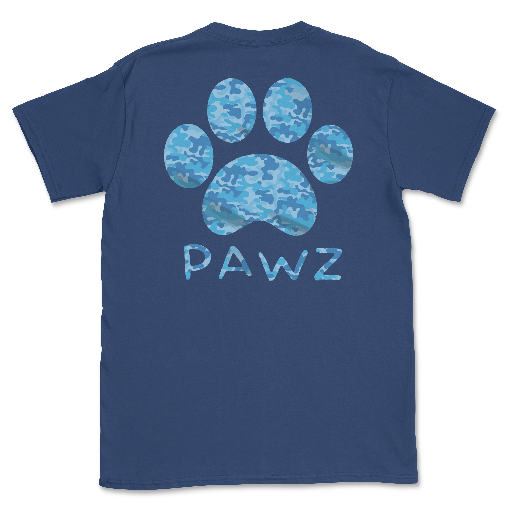 Ocean Camo (Adult Short Sleeve T-Shirt)