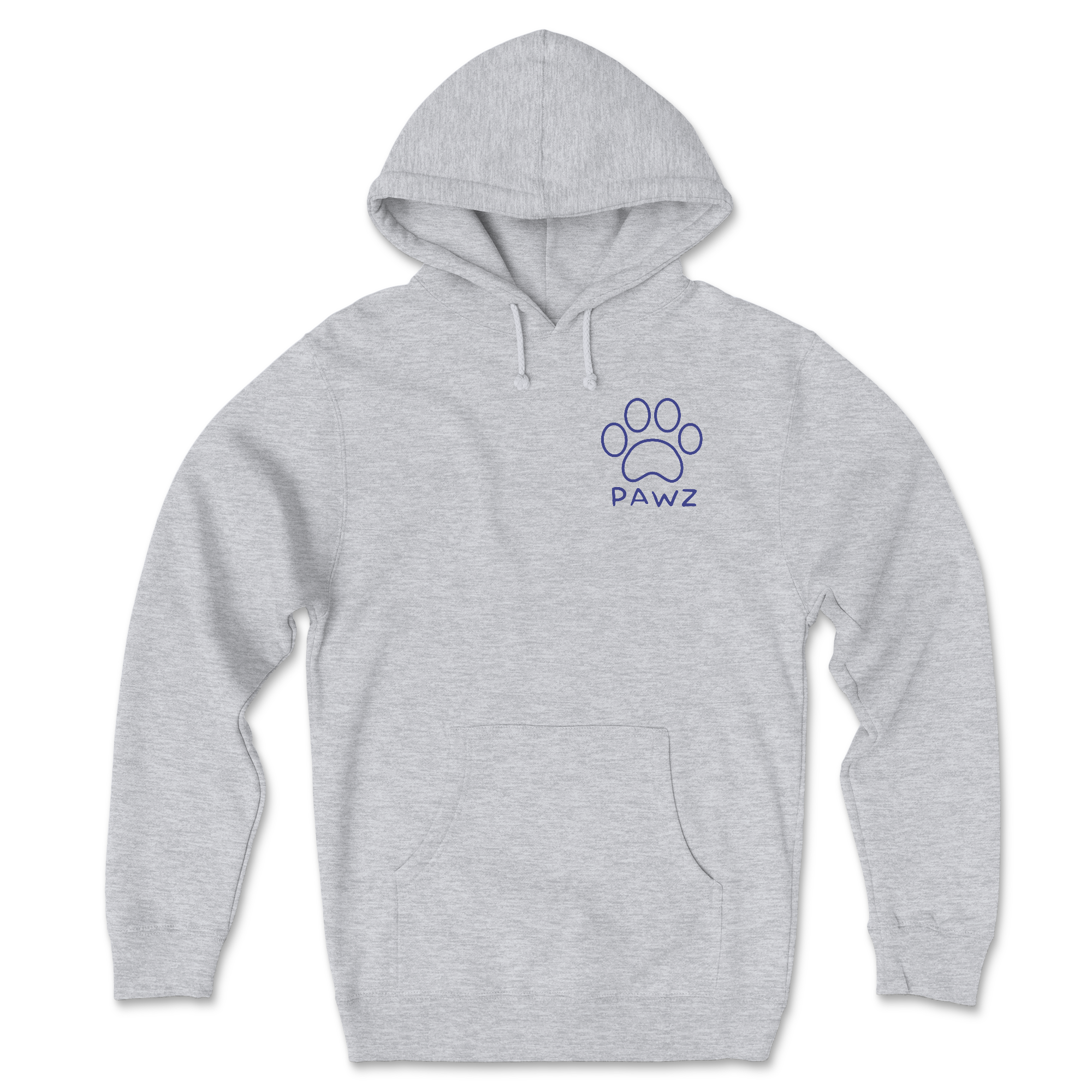 Dog Mom Flag (Back Print) (Adult Hoodie)