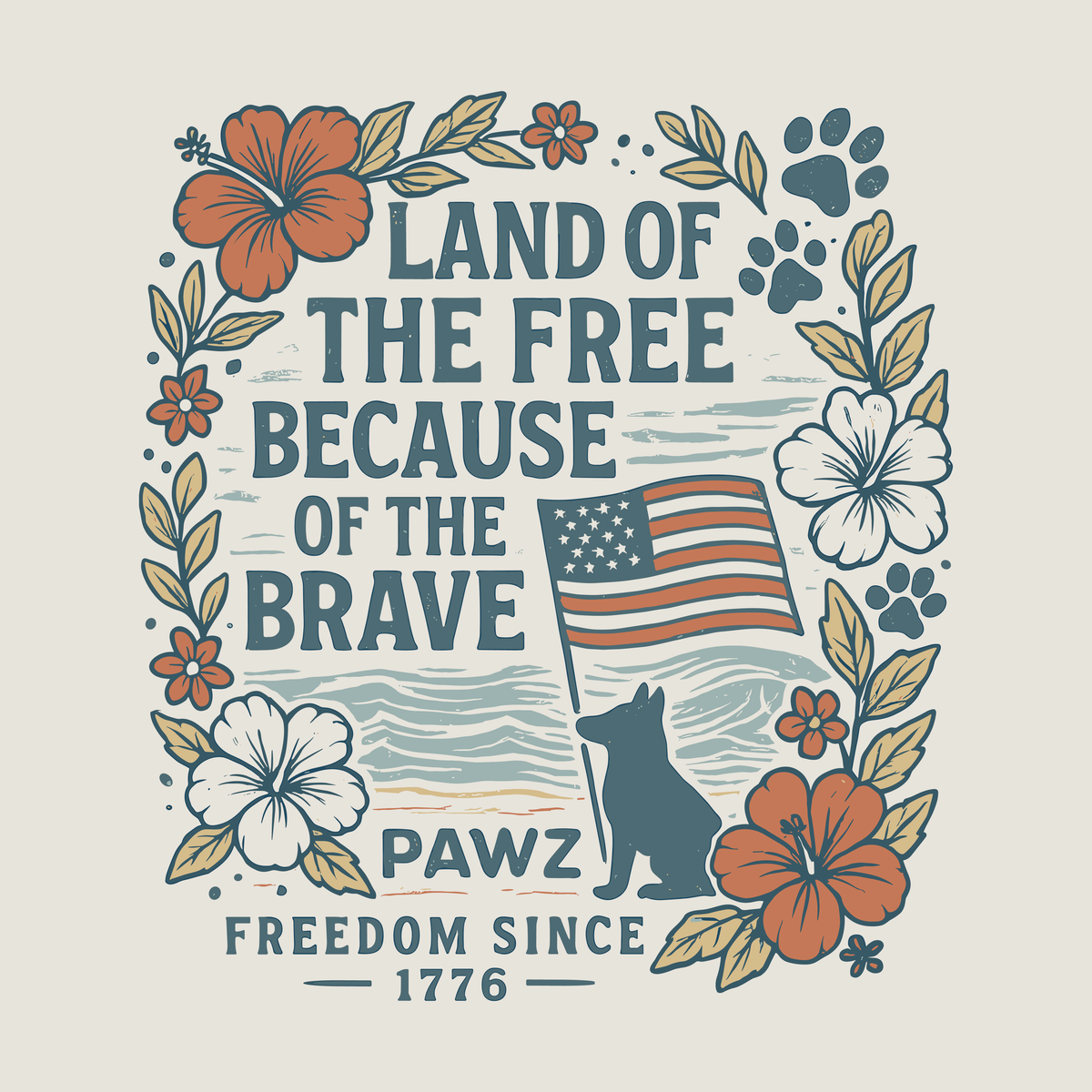 Land Of The Free (Adult Hoodie)