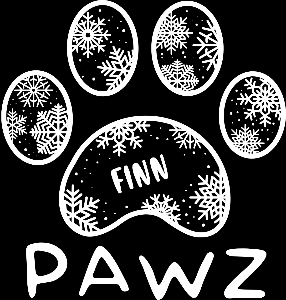 Finn Snowflake (Adult Short Sleeve T-Shirt) (Copy)