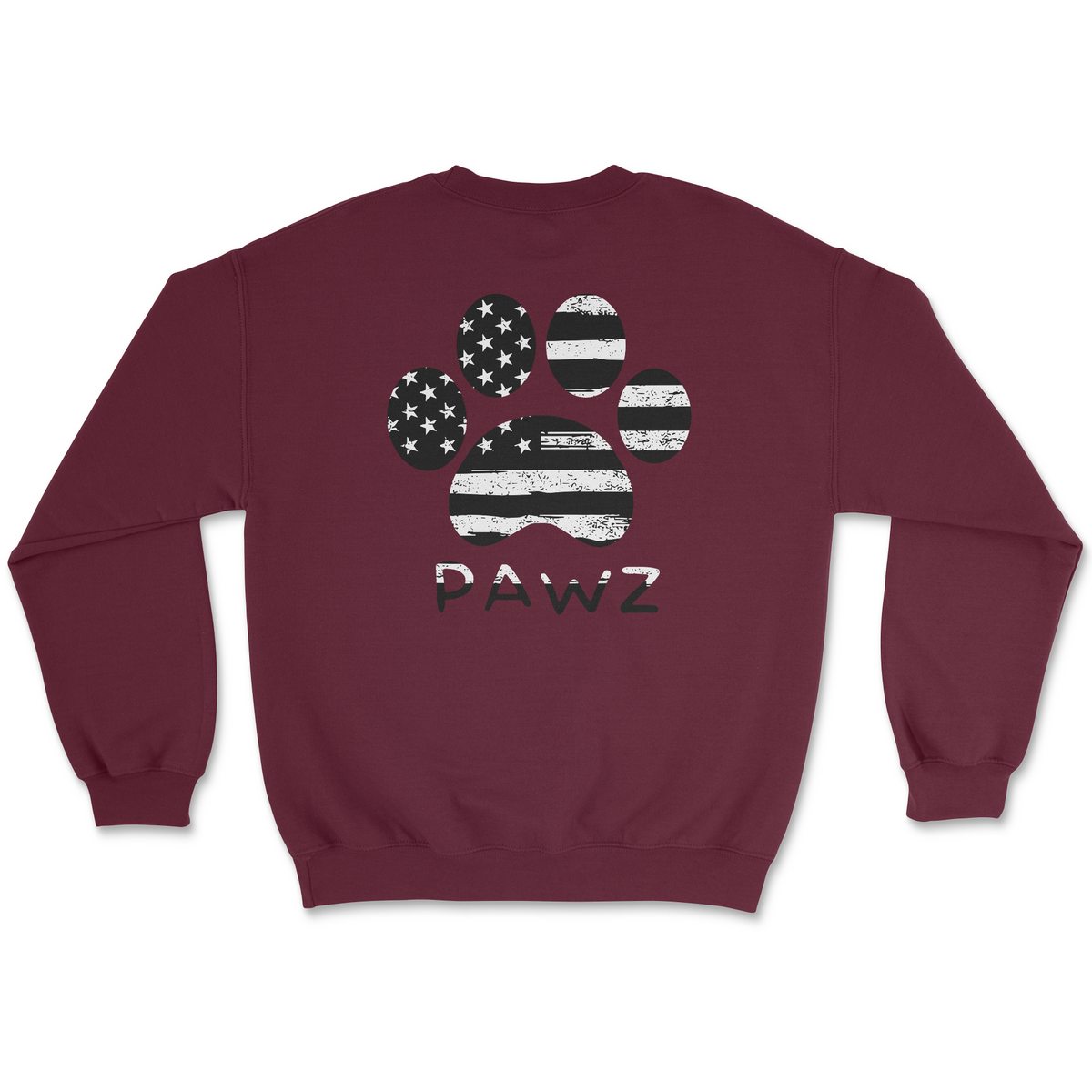 B/W Flag (Adult Crewneck)