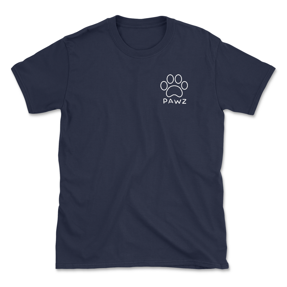 Starry Night (White Outline) (Adult Short Sleeve T-Shirt)