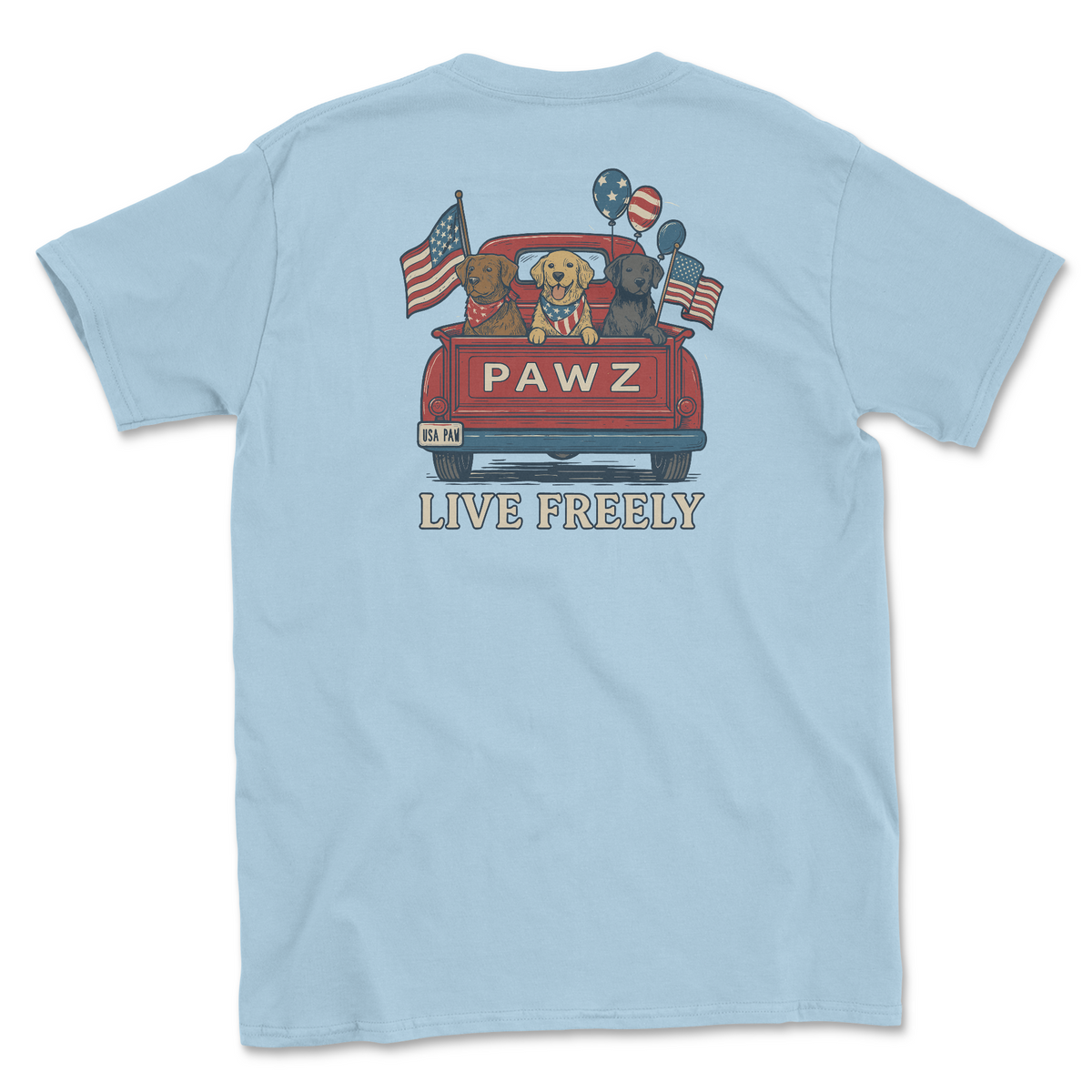 Live Freely (Adult Short Sleeve T-Shirt)