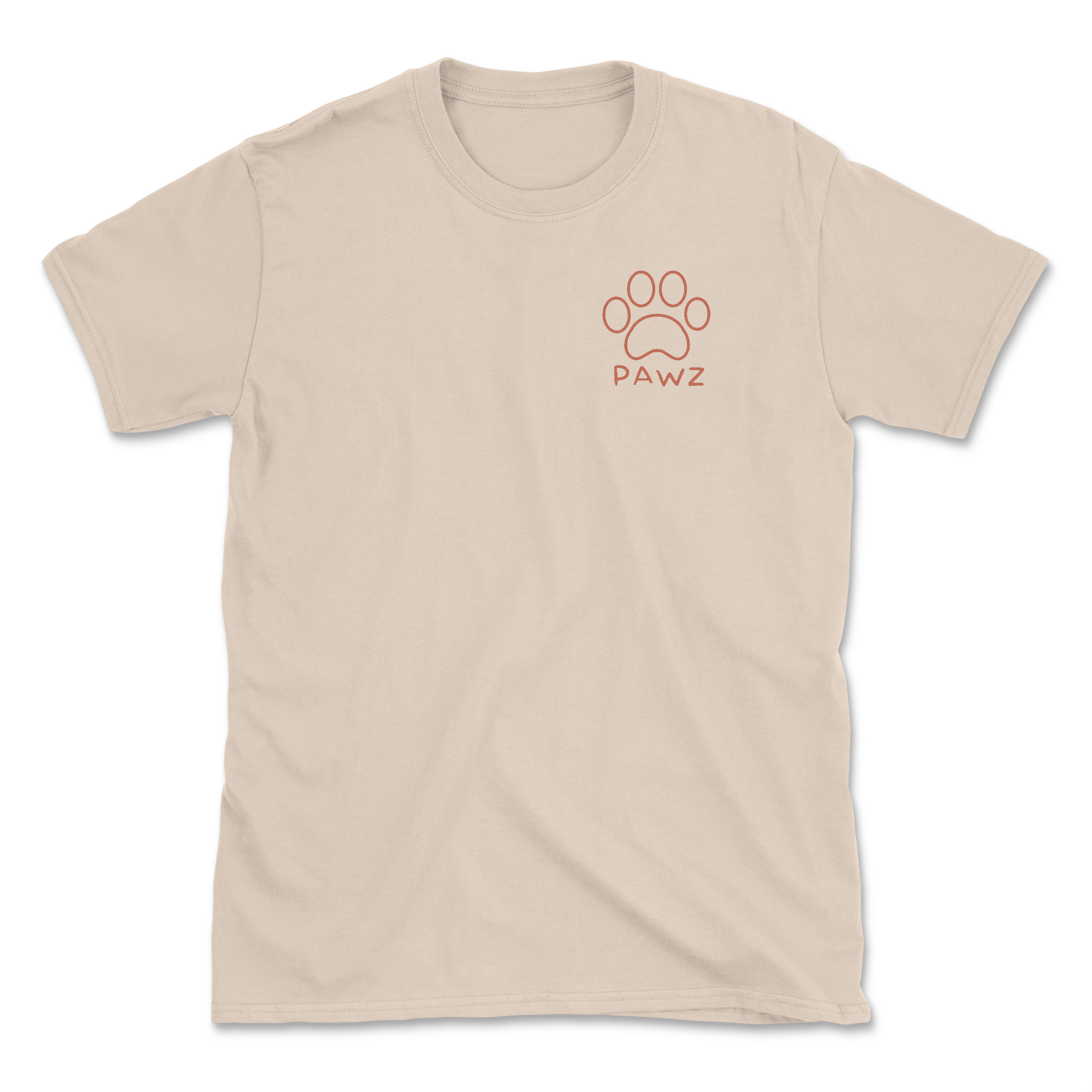 Coastal Canine - orange (Adult Short Sleeve T-Shirt)