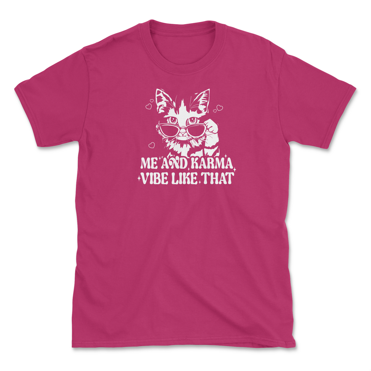 Karma (Front Print) (Adult Short Sleeve T-Shirt)