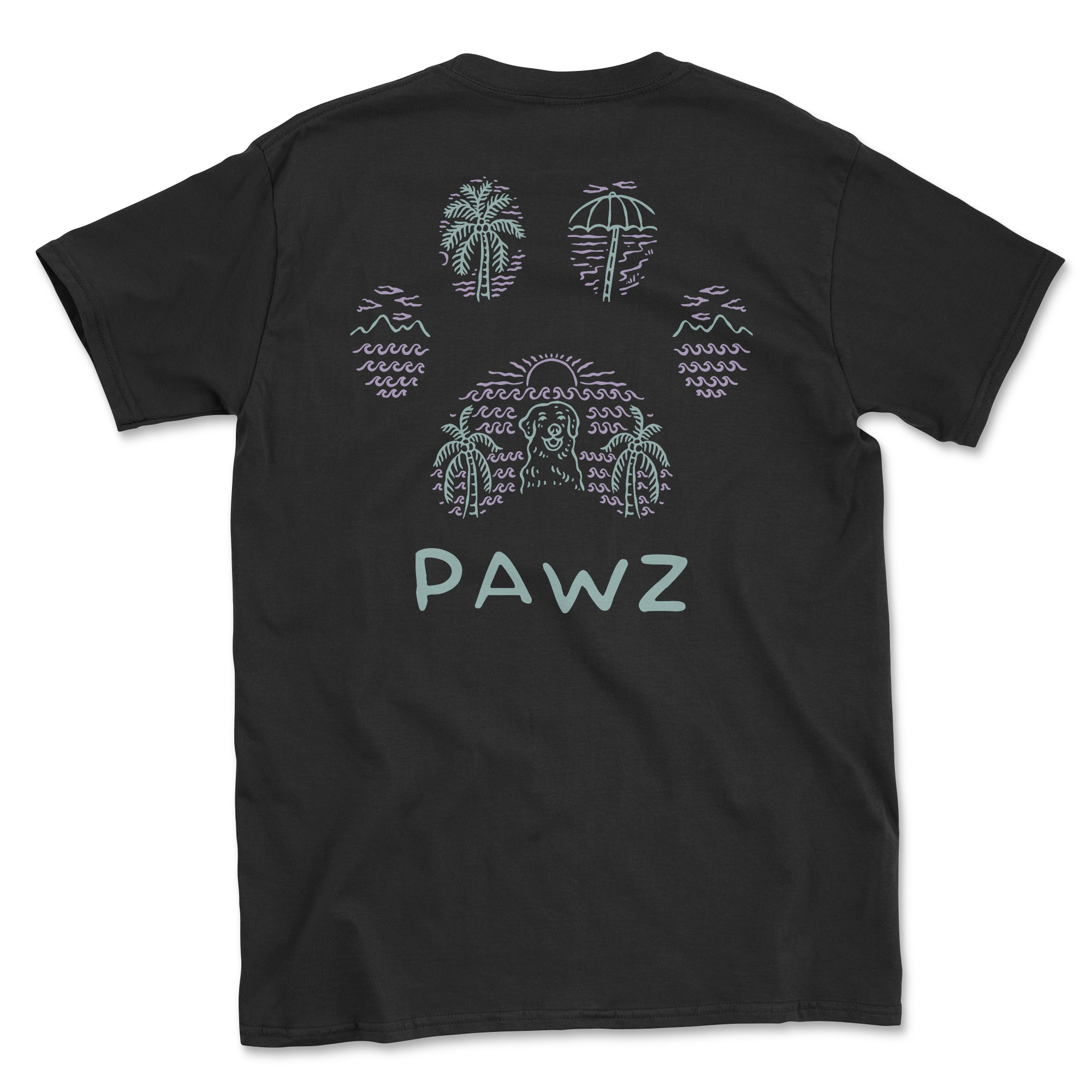 Tropical Tails (Adult Short Sleeve T-Shirt)