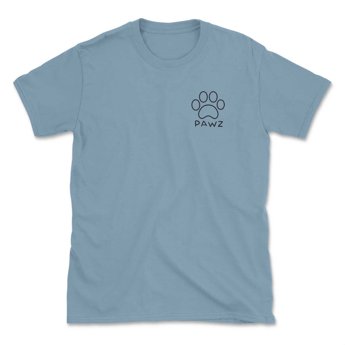Balloon Buddy - (Stone Blue) (Adult Short Sleeve T-Shirt)