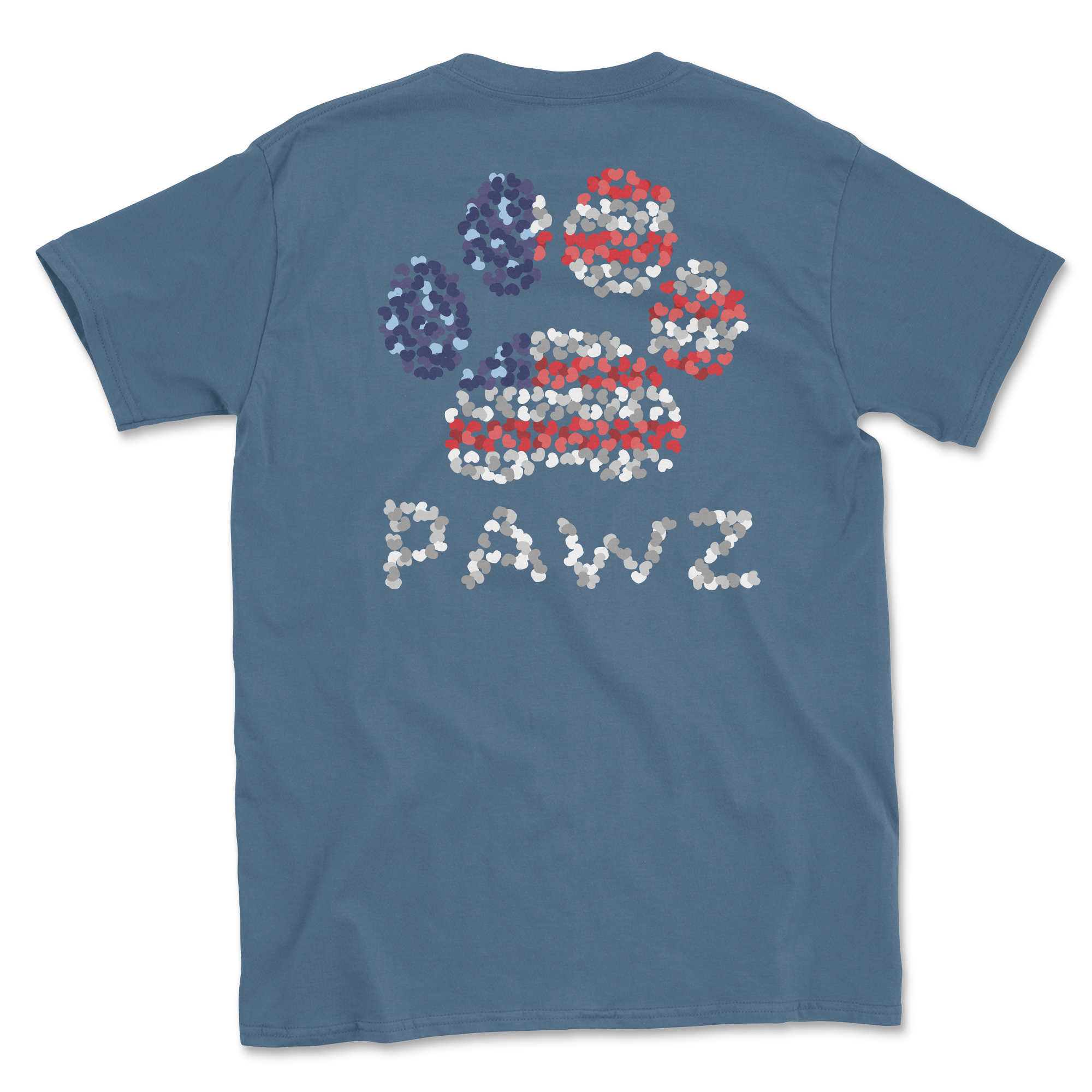 Heart Flag (Adult Short Sleeve T-Shirt)