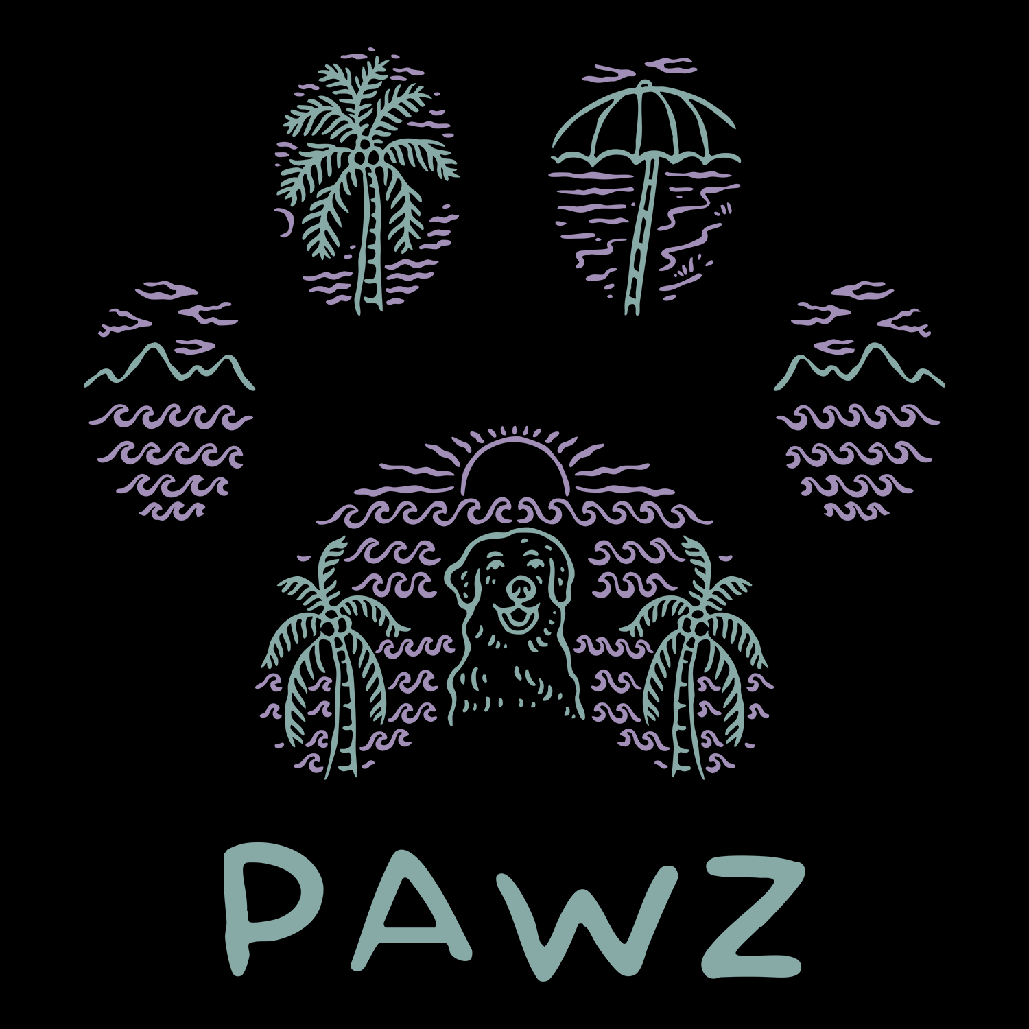 Tropical Tails (Adult Short Sleeve T-Shirt)