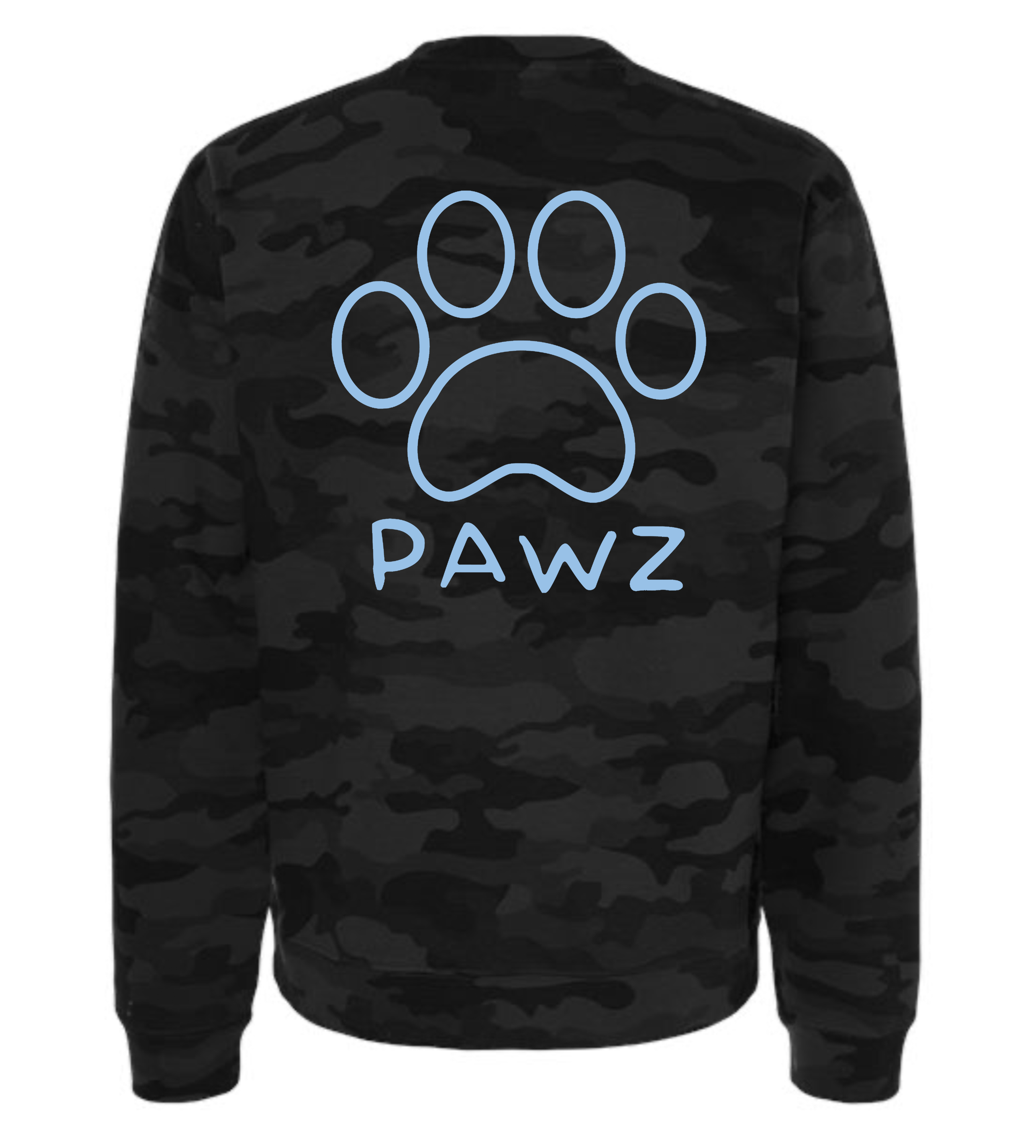 Dark Camo Outline (Adult Crewneck) (Super Sale)