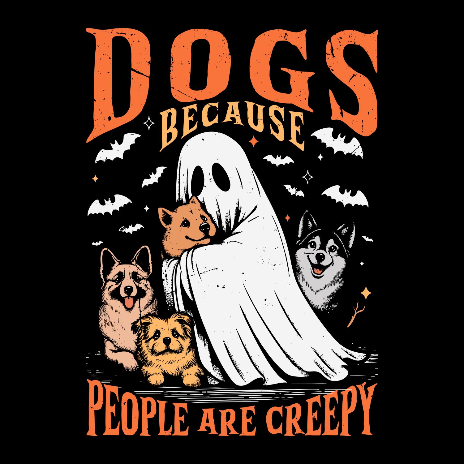 Creepy Canines (Adult Short Sleeve T-Shirt)