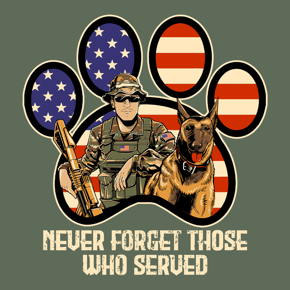 Freedom Pawz (Adult Hoodie)